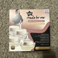 Tommee Tippee Made for Me Breast Milk Collector Bottles In-bra Pump   4 Bottles