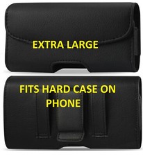 XL BELT CLIP LOOP LEATHER HOLSTER CASE TO FIT iPhone 14 PRO MAX 15 Pro Max