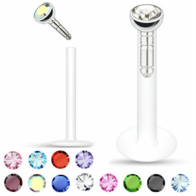 2 pairs 4 pieces Labret Monroe modonna helix percing lip stud Piercing 16g