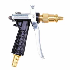 Garden Hose Nozzle 100% Heavy Duty Metal, Water Spray gun, multipurpose