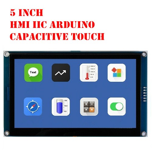 New 5 inch HMI I2C LCD Display Module 