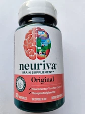 Neuriva Brain Health Supplement Original - 50 Capsules - FRESH - Sealed