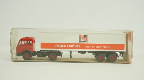 Camión remolque tractor Wiking escala HO 1:87 MB 1619 Regent Mobel 545 nuevo S1-3 | Condition: New