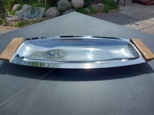 MCM- BREAD AND ROLL SERVING TRAY--VINTAGE KROMEX MADE IN USA