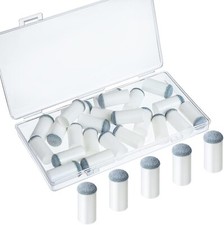 "24 puntas deslizantes para tacos de billar Puntas de repuesto con caja de NUEVO
