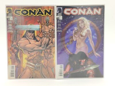 Conan #1 & #2 Dark Horse Comic Book Bundle 2004