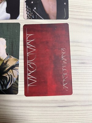 GOT7 JACKSON Official Photocard [MAGIC MAN] - 1 Pick of 4 Type