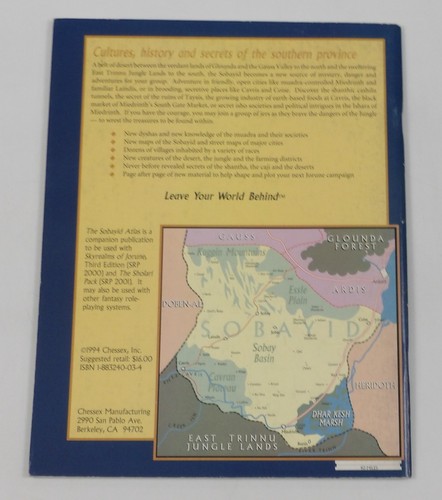SkyRealms of Jorune: the Sobayid Atlas RPG Supplement - Chessex 1994 - Picture 2 of 2