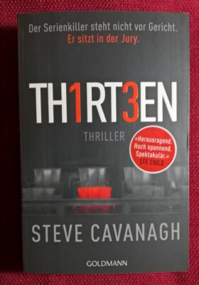 Taschenbuch ''Thirteen'', Thriller von Steve Cavanagh, 2022, Goldmann Verlag