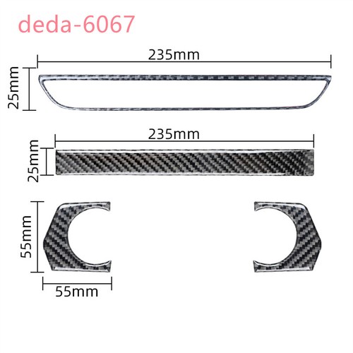 4×Carbon Fiber Air Conditioning Climate Control Cover For Mazda CX-9 CX9 2016-23 - Picture 2 of 13