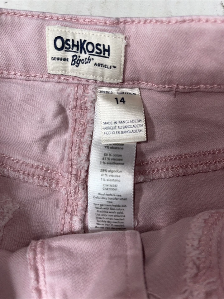 Usado - Jeggings elásticos lisos Oshkosh B’gosh niñas (talla 14) Foto 4 de 4