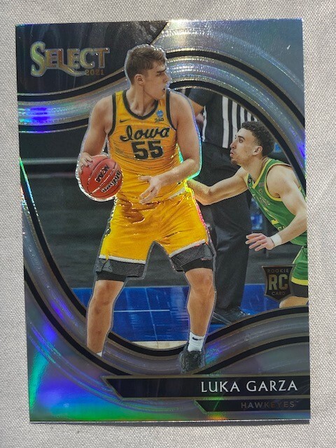 2021-22 Panini Chronicles Draft Picks - Select Silver #298 Luka Garza (RC)