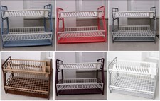 2-Tier Dish Drying Rack Large Capacity Drainer Utensil Holder Drain board