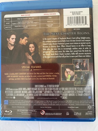 The Twilight Saga: New Moon (Blu-ray Disc, 2010, Special Edition) - Foto 2 di 2