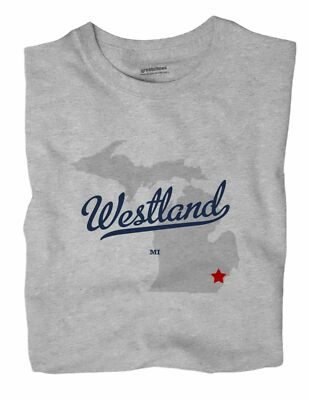 Westland Michigan MI Mich T-Shirt MAP