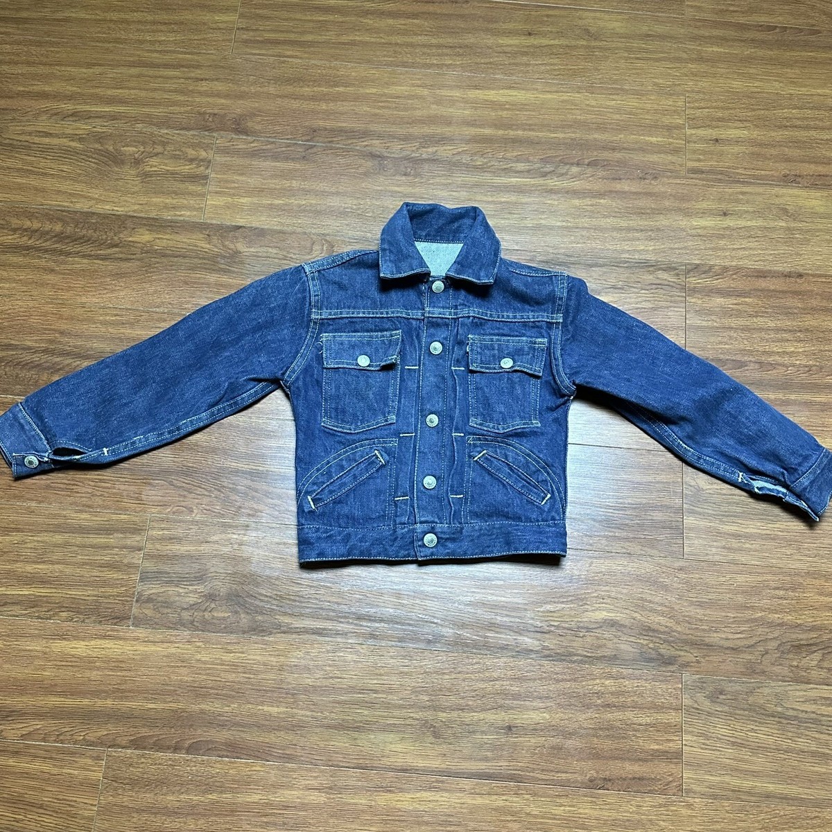 Vintage Penney's Foremost Denim Jacket YOUTH Snap Button Jean