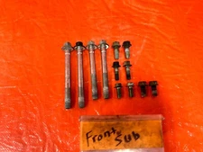 09-14 ACURA TSX - FRONT SUBFRAME CROSSMEMBER BOLTS HARDWARE OEM FACTORY #279