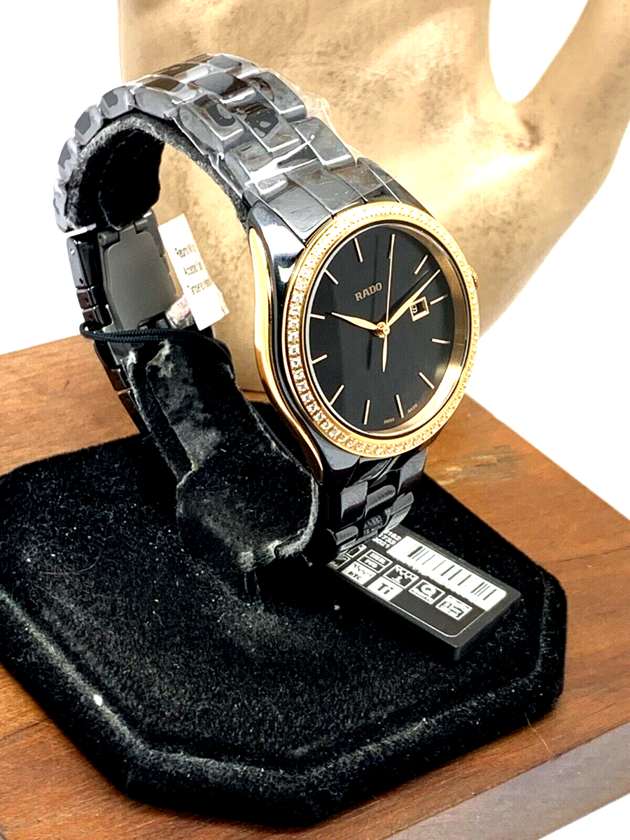Rado Womens Watch R32123152 Hyperchrome Swiss Quartz Diamond Bezel