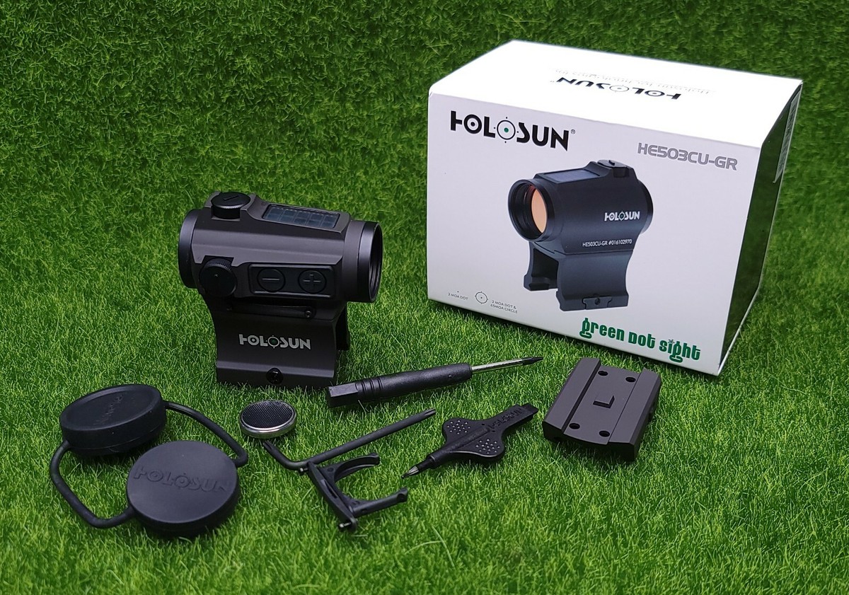 Holosun Elite Green Dot Sight 1x20mm 65 MOA Circle/ 2 MOA