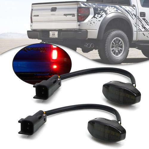 2Pcs Rear Red LED Side Marker Lights for Ford F150 SVT Raptor 1014