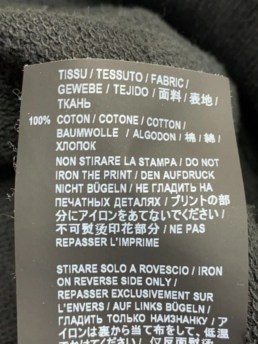 SAINT LAURENT (YSL) Felpa con cappuccio SAINT LAURENT M cotone nero 575525 YBJN2 usata