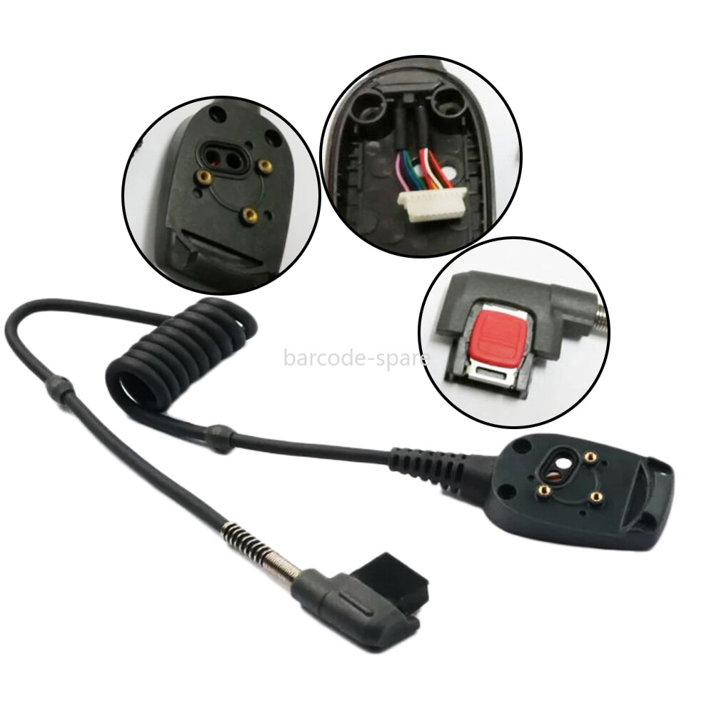 Power Cable, Scan Cover with Scanner Lens Replacement for Symbol RS409