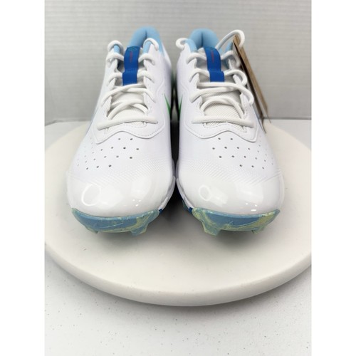 Nike Alpha Huarache 4 Keystone Mens 10.5 Baseball Cleats Blue White DJ6524-102 - Picture 5 of 11