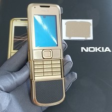 RARO NUOVO NOKIA 8800 CARBON ARTE GOLD PARTI TELEFONO CELLULARE CUSTODIA COMPLETA COVER CUSTODIA