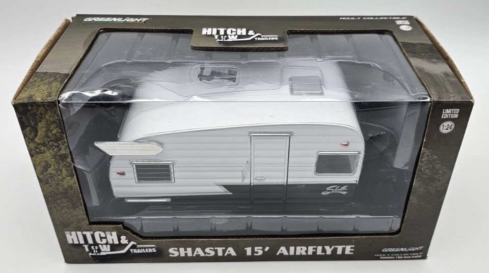 GREENLIGHT 1:24 HITCH & TOW SHASTA 15' AIRFLYTE LIMITED EDITION 18440-B - Image 3 of 4