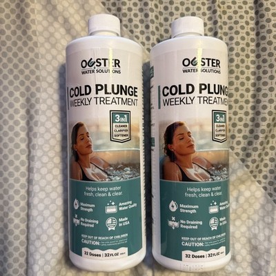 2PACK 3in1 Weekly Cold Plunge Water Treatment - Cleaner, Clarifier, and Softener