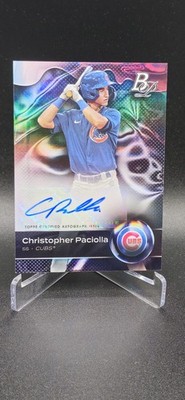 2023 Bowman Platinum - Top Prospects Christopher Paciolla #TOP-83 Autographs