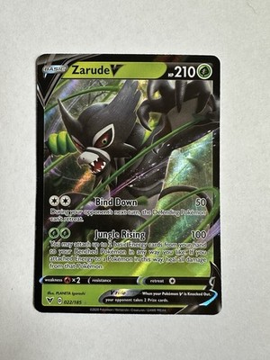 Zarude V 022/185 Swsh04: Vivid Voltage Holo