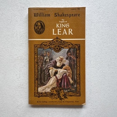 The Tragedy Of King Lear By William Shakespeare 1966 Vintage Paperback Book