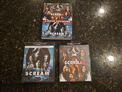 Scream VI + Scream (2022) 2-Movie Collection 4K Blu-ray + Slipbox - Like New