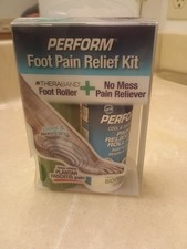 Perform Foot Pain Relief Kit. Foot Roller  No Mess Pain Reliever. New In Box
