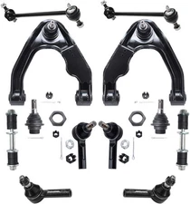 Detroit Axle Front Uppper Control Arms + Tierods Sway Bars for 2000 2001