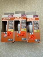 3X Osram E14 Kerze Led Leuchtmittel 5,5W = 40W 470Lm 2700K Warmweiß