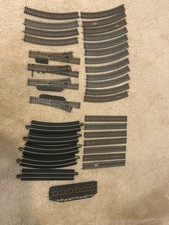 HO Scale Track Lot w/ 4 Manual Switches 20 Curves 8 Straights Bridge Used