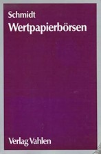 Wertpapierbörsen: Strukturprinzip, Organisation, Kassa- und Terminmärkte: Strukt