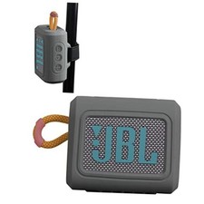 Hard Travel Case for JBL Go 3 / Go 4 Portable Silicone Case Light gray