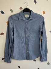 Ralph Lauren RL Tomboy Denim & Supply  Light Blue Denim Shirt Size Medium