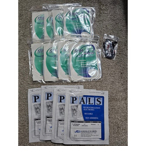 2 type of tens electrode pads NIP 12packs reusable sticky