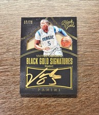 2015-16 Panini Black Gold Signatures /75 Victor Oladipo #BG-VOD Autograph Magic