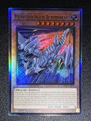 Blauäugiger Jetdrache RA02 Ultimate Rare Deutsch 1. Auflage Yugioh Holo Karte