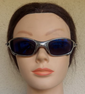 OAKLEY TITANIUM ICE IRIDIUM X METAL WITH Slash Strap Read | eBay