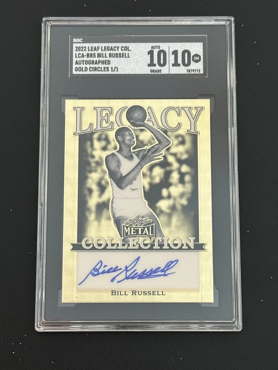 Bill Russell Autographed Basketball Trading Cards for sale | eBay