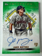 Jake Meyers Rookie Auto (Green 191/125) | 2022 Topps Inception | Card #BRES-JM. rookie card picture