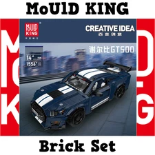 Mould King Building Block Superacar Shelby GT500 1556+ Brick Set No Box ⭐⭐⭐⭐⭐