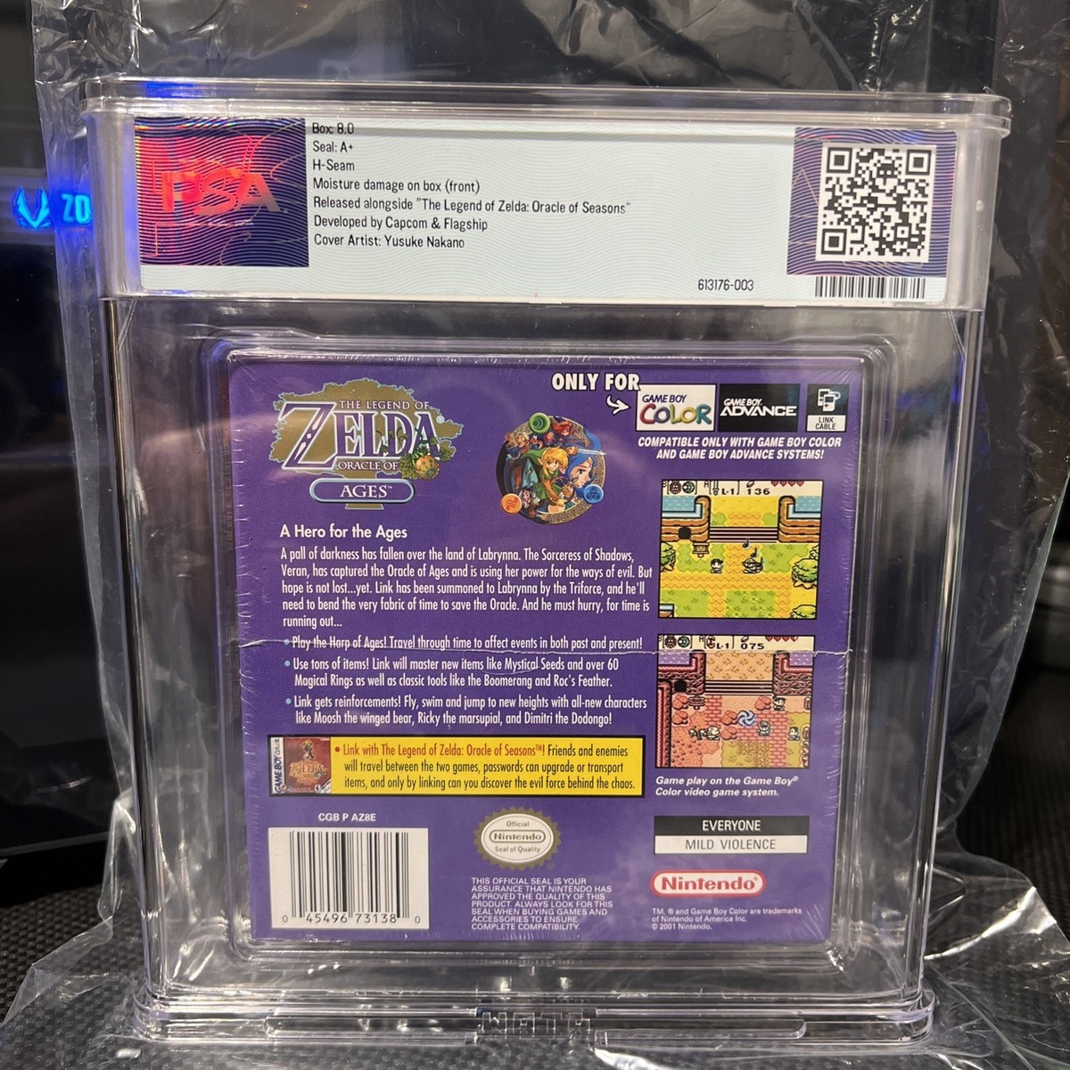 Legend of Zelda Oracle of Ages (Nintendo Game Boy Color, 2001) for
