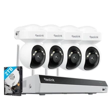 Reolink 16CH 4K WiFi 6 PT Security Camera System 24/7 Color Night Vision 2TB HDD